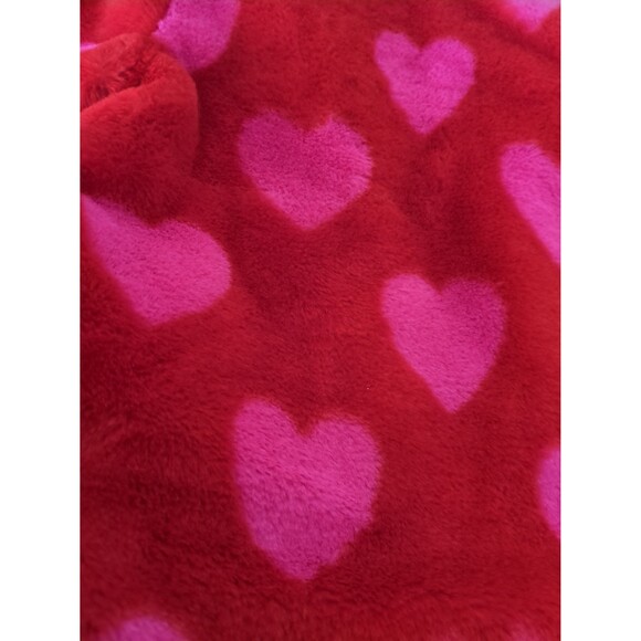 Mini Boden Girls Kids Faux Fur Collared Coat with Hearts design size 3/4 EUC - Picture 9 of 10